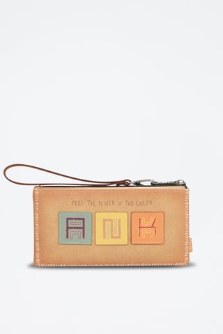 Clutch Bruin en Beige