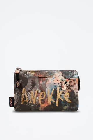 Clutch Zwart en Taupe