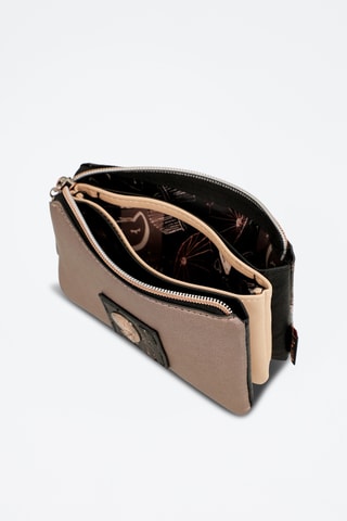 Clutch Zwart en Taupe