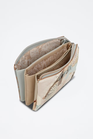 Clutch Hemelsblauw en Goudkleurig