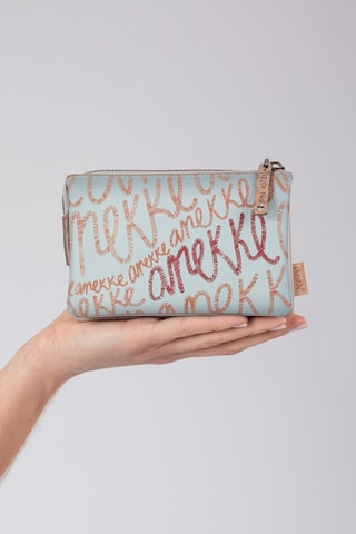 Clutch Hemelsblauw en Goudkleurig