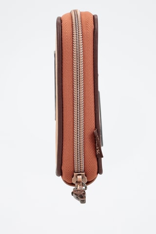 Portefeuille Ecru en steenrood