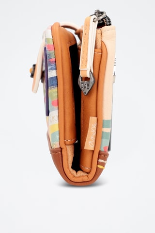 Portefeuille - Ecru en Camel