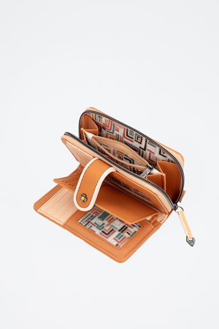 Portemonnee en Pasjeshouder - Ecru en Camel