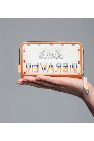 Portemonnee en Pasjeshouder - Ecru en Camel