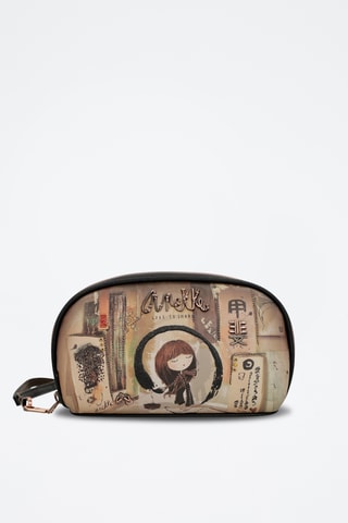 Portefeuille Beige en Zwart