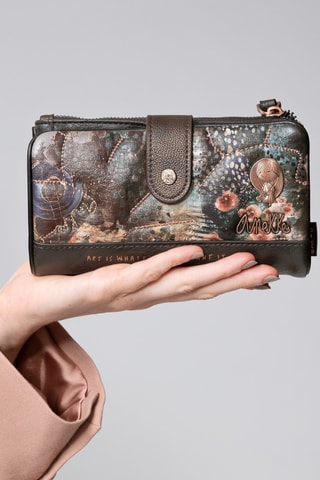 Portefeuille Bruin en Beige