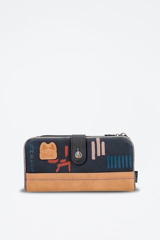 Clutch en Pasjeshouder - Marineblauw en Donkergrijs