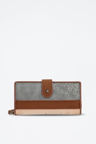 Portefeuille Beige en Grijs