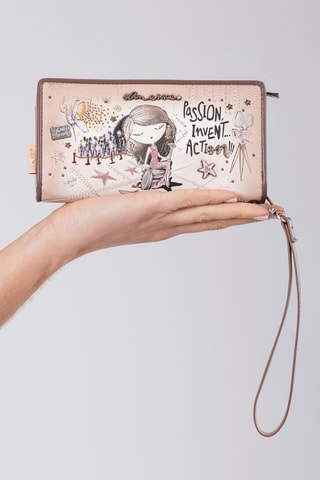 Portefeuille Beige en Grijs