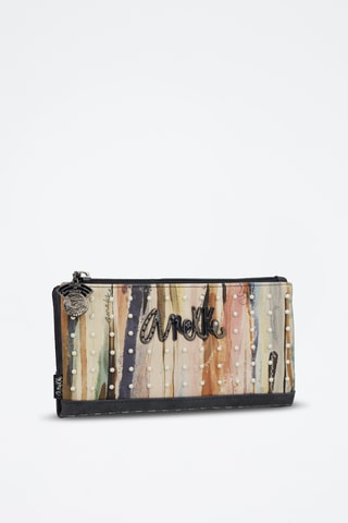 Clutch en Pasjeshouder - Beige en Nachtblauw