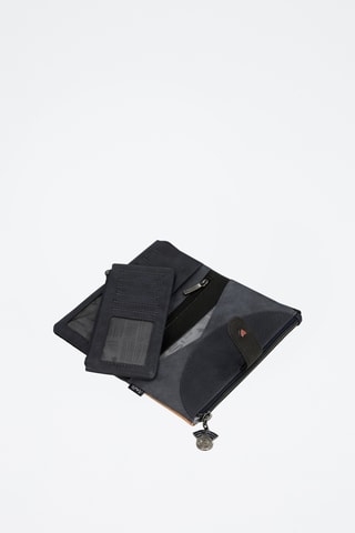 Clutch en Pasjeshouder - Beige en Nachtblauw