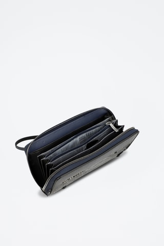 Portefeuille Marineblauw en Zwart