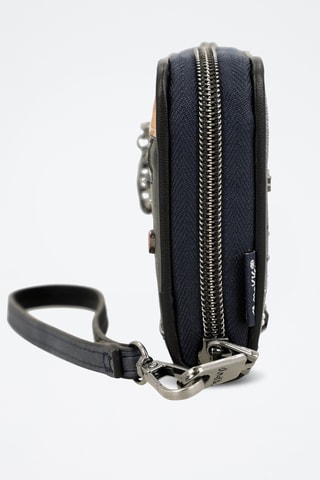 Portefeuille Marineblauw en Zwart