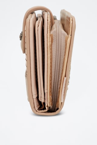 Portefeuille Beige en Roze