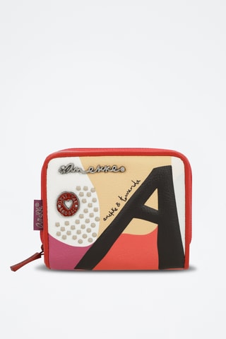 Portemonnee - Rood en Antraciet