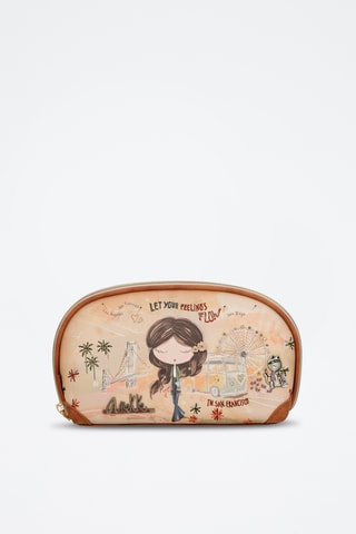 Portefeuille Beige en Steenrood