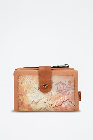 Portefeuille Beige en Steenrood