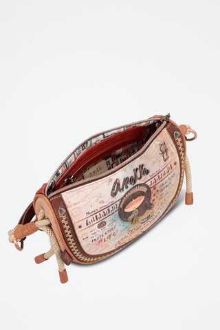 Schoudertas Beige en Bruin