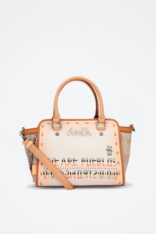 Handtas Ecru en Camel