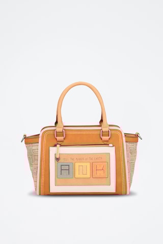 Handtas Ecru en Camel