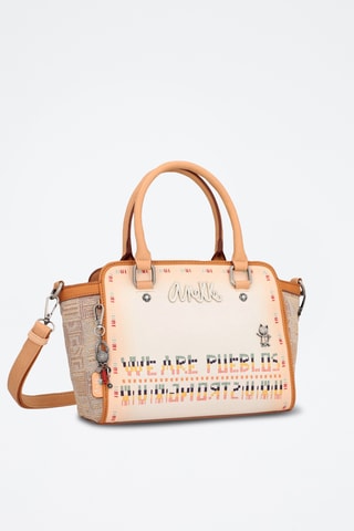 Handtas Ecru en Camel