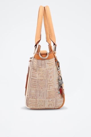 Handtas Ecru en Camel