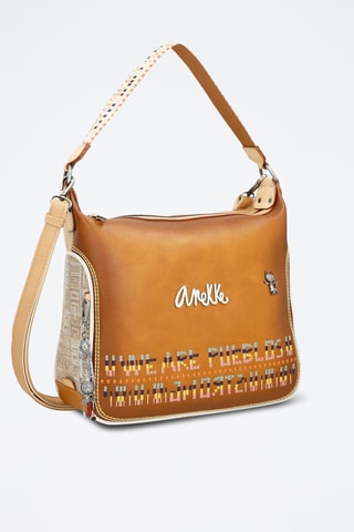 Handtas - Beige en Camel
