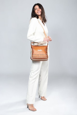 Handtas - Beige en Camel