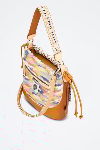 Handtas - Wit en Camel