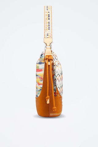 Handtas - Wit en Camel