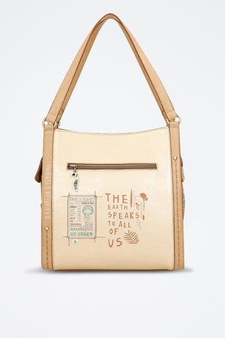 Handtas - Ecru en Beige