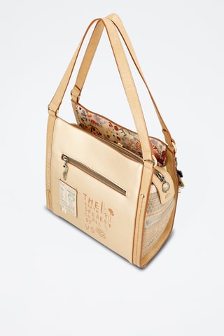 Handtas - Ecru en Beige