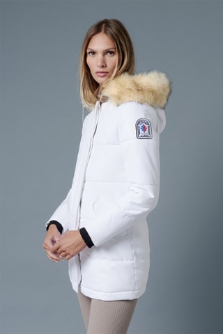 Parca com capuz Tigne Branco