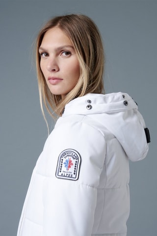 Parca com capuz Tigne Branco