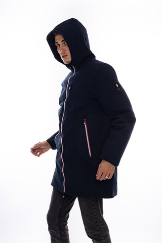 Parca com capuz Pisteur Azul-marinho