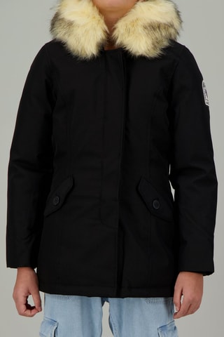 Parca com capuz Megeve Preto