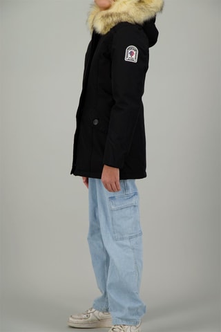 Parca com capuz Megeve Preto