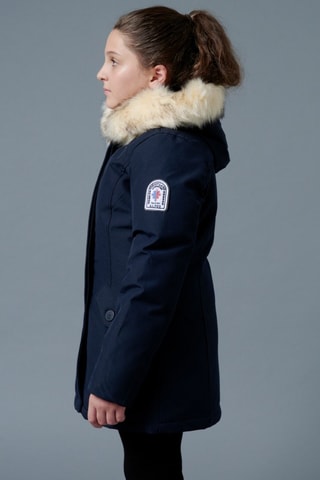 Parca com capuz Megeve Kids - Azul-marinho