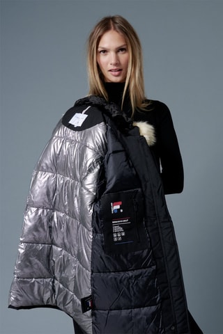 Parca com capuz Megeve Preto