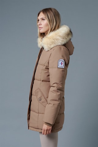 Parca com capuz Tigne Camel