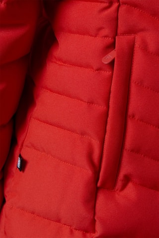 Parca com capuz Crans Montana Vermelho