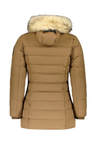 Parca com capuz Crans Montana Kids - Camel