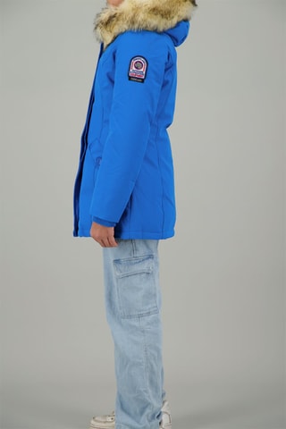 Parca com capuz Megeve Kids Azul