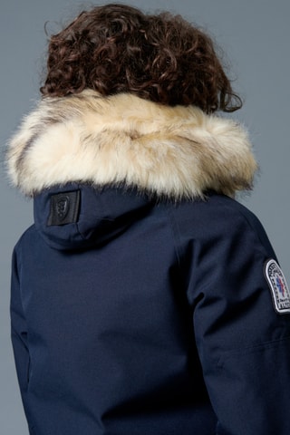 Blusão com capuz Chamonix Kids - Azul-marinho