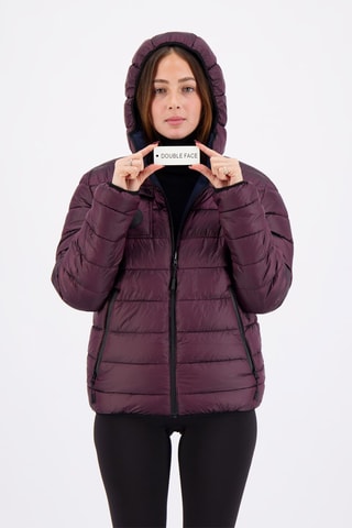 Blusão reversível Face to face - Azul-marinho