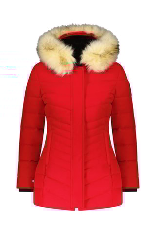 Blusão com capuz Crans Montana Kids- Vermelho