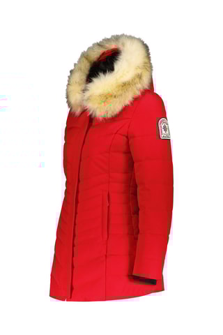 Blusão com capuz Crans Montana Kids- Vermelho