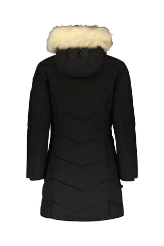 Blusão comprido com capuz Piau Kids - Preto