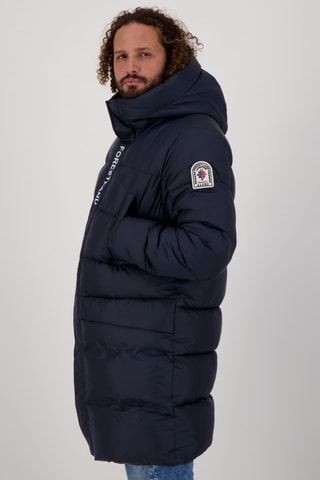 Blusão acolchoado com capuz Refuge - Azul-marinho